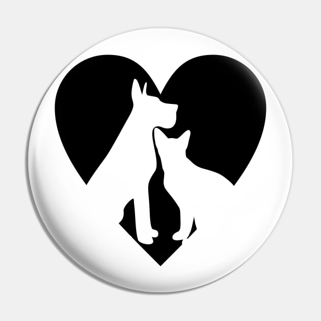 I Love Animals Pin by MichelMM