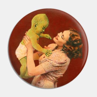 Vintage Alien Baby Pin