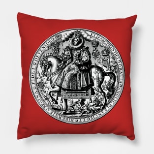 Tudor Medallion Queen Elizabeth I Pillow