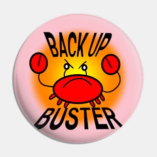 Back Off Crab Pin