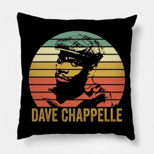 Graphic Portrait Chappelle Vintage Pillow