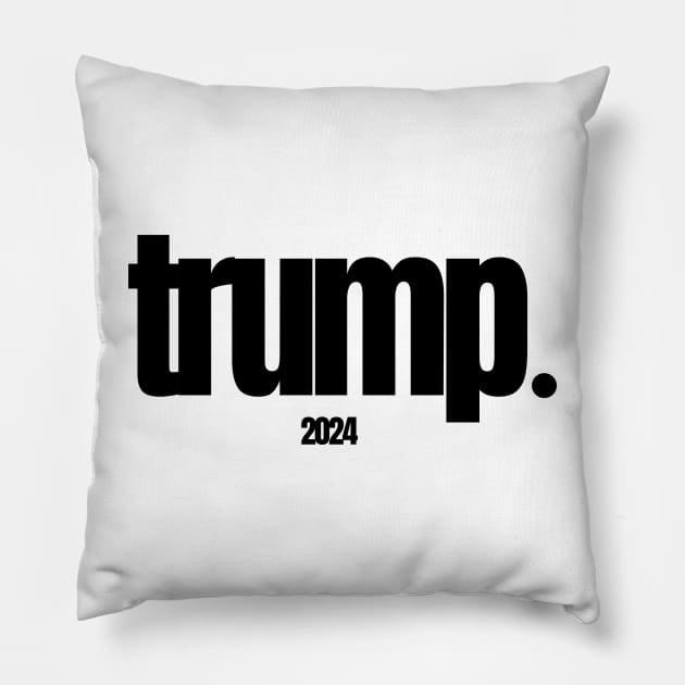 Trump 2024 Pillow by grizzlex