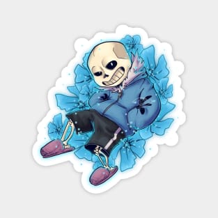 Sans & echo flowers Magnet