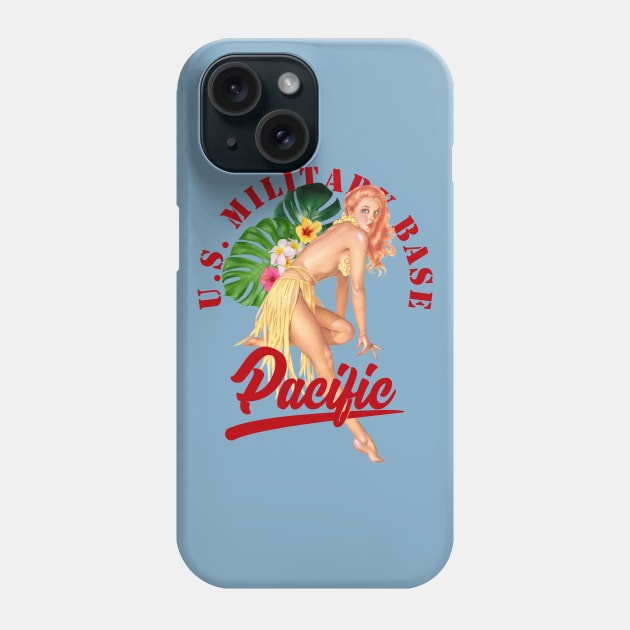 South Pacific Pin-up Phone Case by Homoerotic