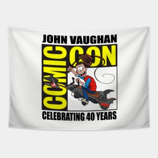 John Vaughan Comic Con Tapestry