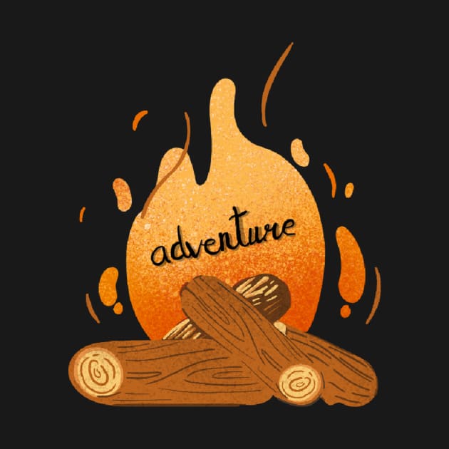 fjallraven - fire of adventure black by Uwaki