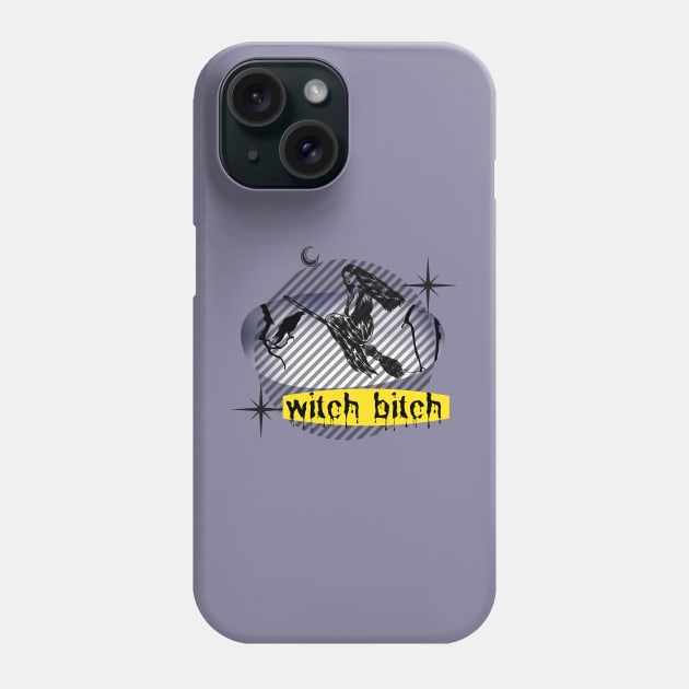 Witch HALLOWEEN - Scary Night - Crow Phone Case by O.M design