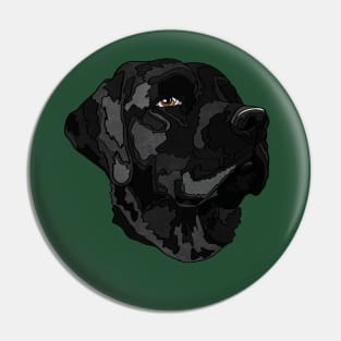 A Black Lab Pin