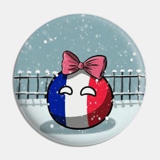 France from Polandball Pin