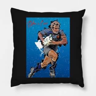 Christophe Dominici - Bleu à l'âme Rugby Legends - Design Pillow