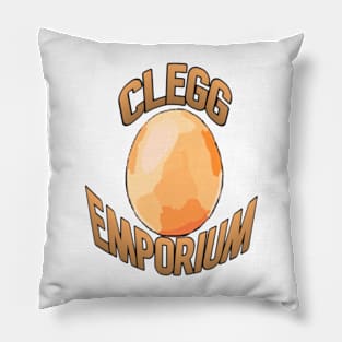 Clegg Emporium Logo Pillow