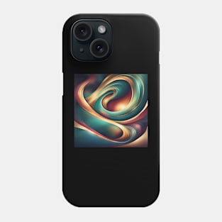 Abstract swirls art. Phone Case