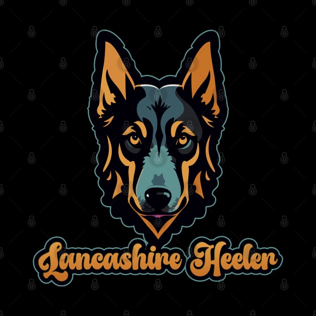 Lancashire Heeler Dog Head by DanielLiamGill