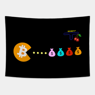 Bitcoin eats Dollar Tapestry