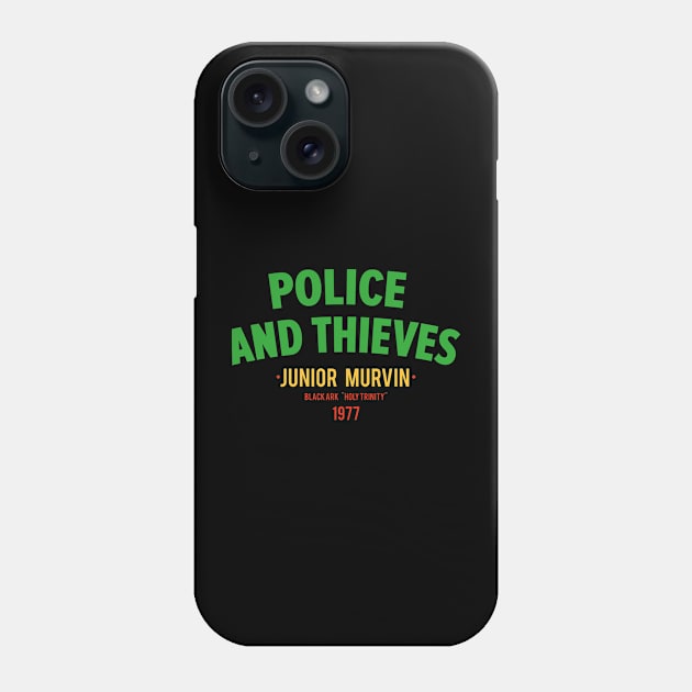 Police and Thieves: A Timeless Reggae Anthem Phone Case by Boogosh