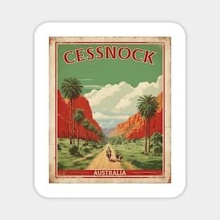 Cessnock Australia Vintage Travel Poster Tourism Magnet