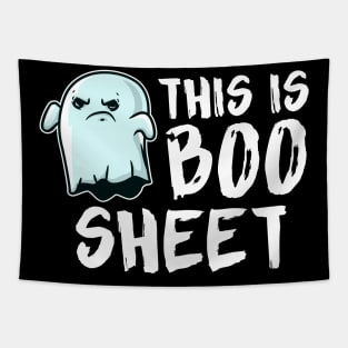 This Is Boo Sheet Gift for any Halloween Ghost Lover product Tapestry