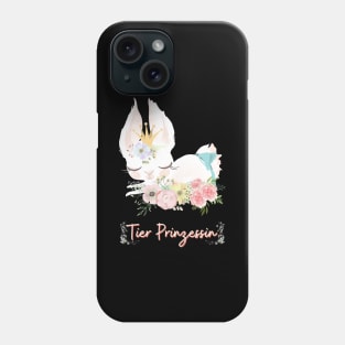 Häschen Tier Prinzessin Blumen Süß Phone Case