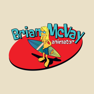 Back Logo - Brian McVay animator T-Shirt