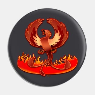 Red Phoenix Pin