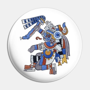 Tlaloc - He Who Makes Things Sprout Pin