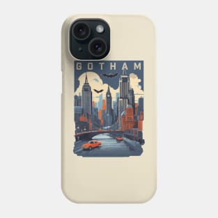 Retro Design Gotham Phone Case