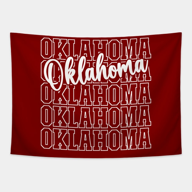 OKLAHOMA Tapestry by Etopix