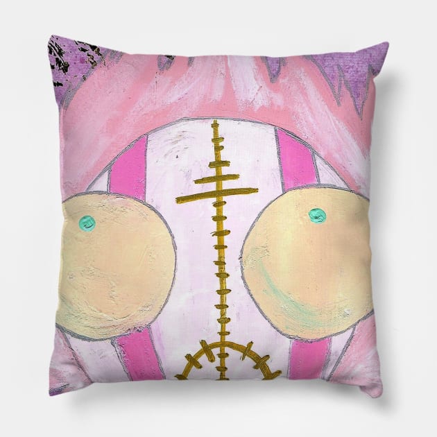 Pastel Adrik Pillow by nannonthehermit
