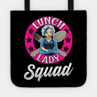 Lunch Lady Squad Cafeteria Worker Back To School Tote