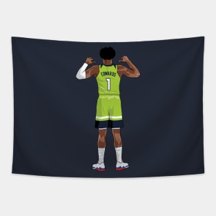 Anthony Edwards Vector Back Tapestry