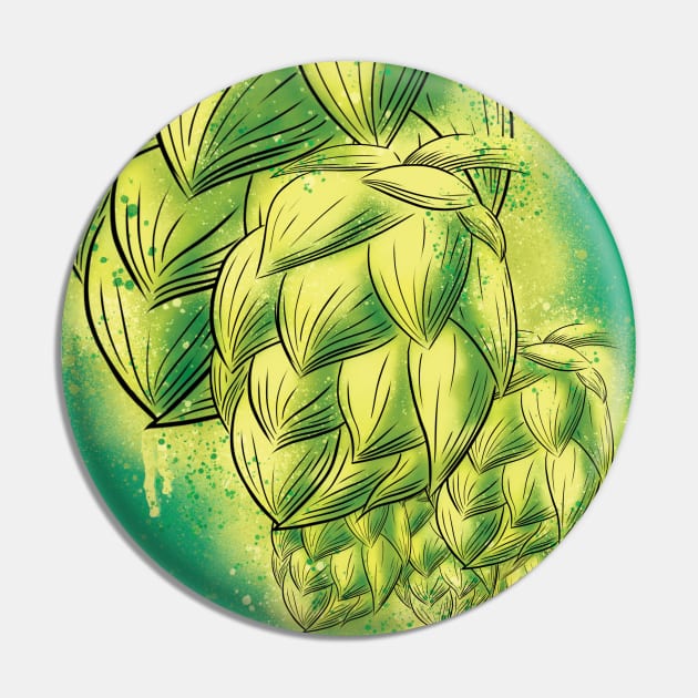 Juicy Hops Pin by Da Grizzly Shoppe