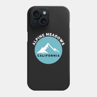 Alpine Meadows Ski Snowboard Mountain California Yosemite - Travel Phone Case