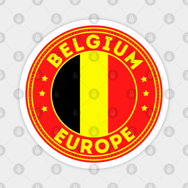 Belgium Magnet by footballomatic