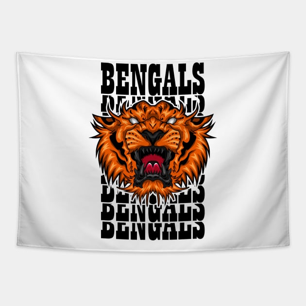 Cincinnati Bengals Tapestry by SHINIGAMII