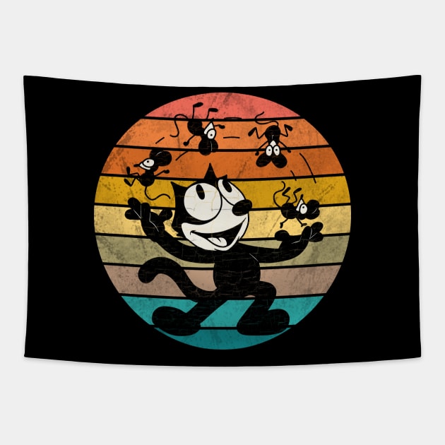 Felix the cat Tapestry by valentinahramov