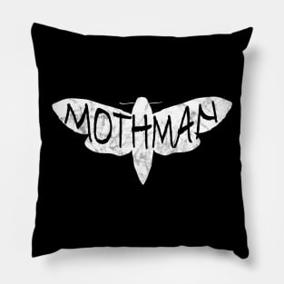 Mothman - Point Pleasant WV Mothman Figure Moth Man Cryptozoology Legend Design Pillow
