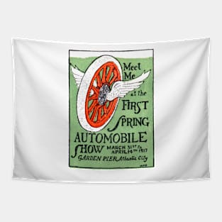 1917 Atlantic City Auto Show Tapestry