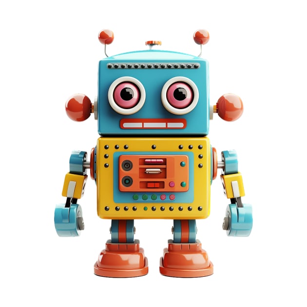 Retro Bot Toy by Nocturnal Designs