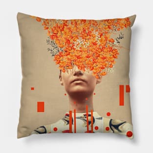 Bird Flight in Autumn Pillow