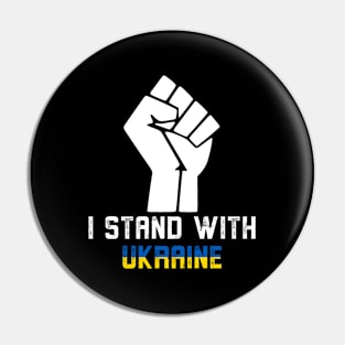 I Stand with ukraine Pin