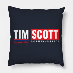 Tim Scott For President 2024 Pillow