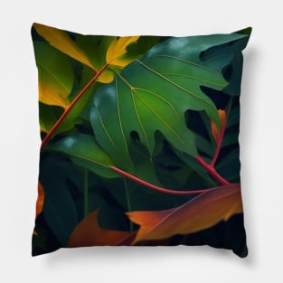 leaf's pattern Pillow