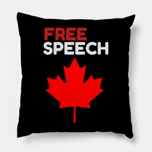 free speech canada  freedom  lovers Pillow