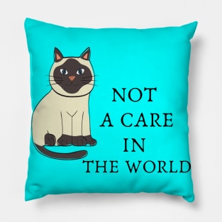 Not A Care In The World Pillow