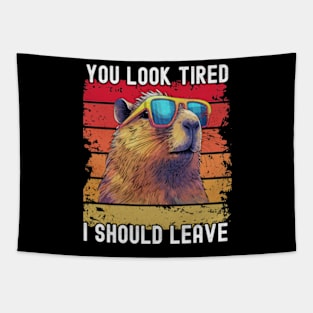 Meme Capybara Tapestry