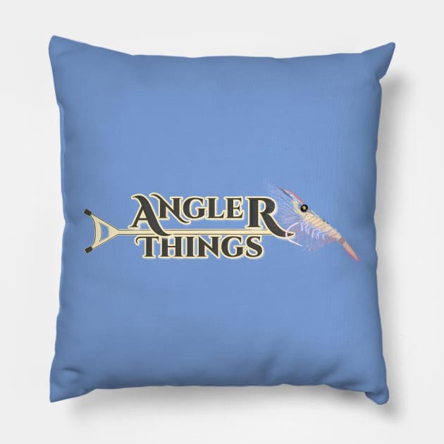 Saltwater Fly Fishing Angler Things Pillow by BrederWorks