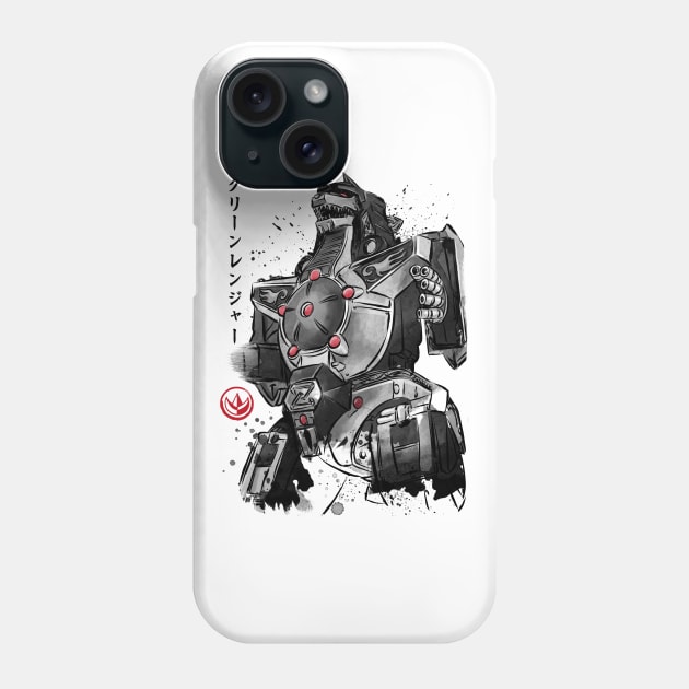 Dragonzord sumi-e Phone Case by DrMonekers