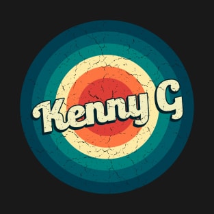 Graphic Kenny G Name Retro Vintage Circle T-Shirt