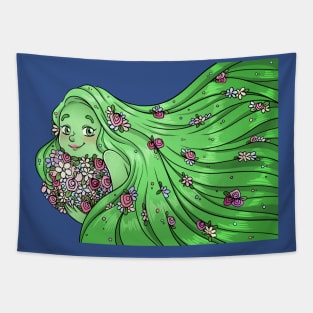 Spring Woman Tapestry