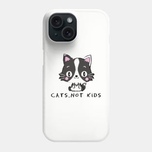 CATS,NOT KIDS (CHILDFREE) Phone Case